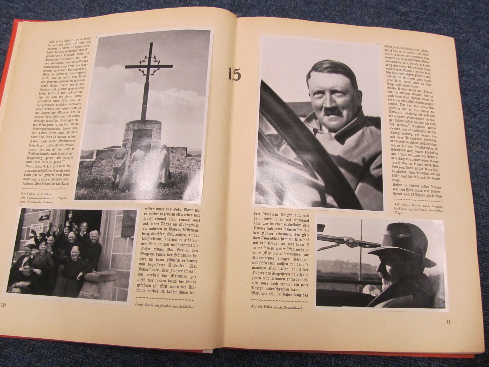 german cigarette card albums German 1935 cigarette card album `Adolf Hitler`, original and complete.  Plus a reproduction album