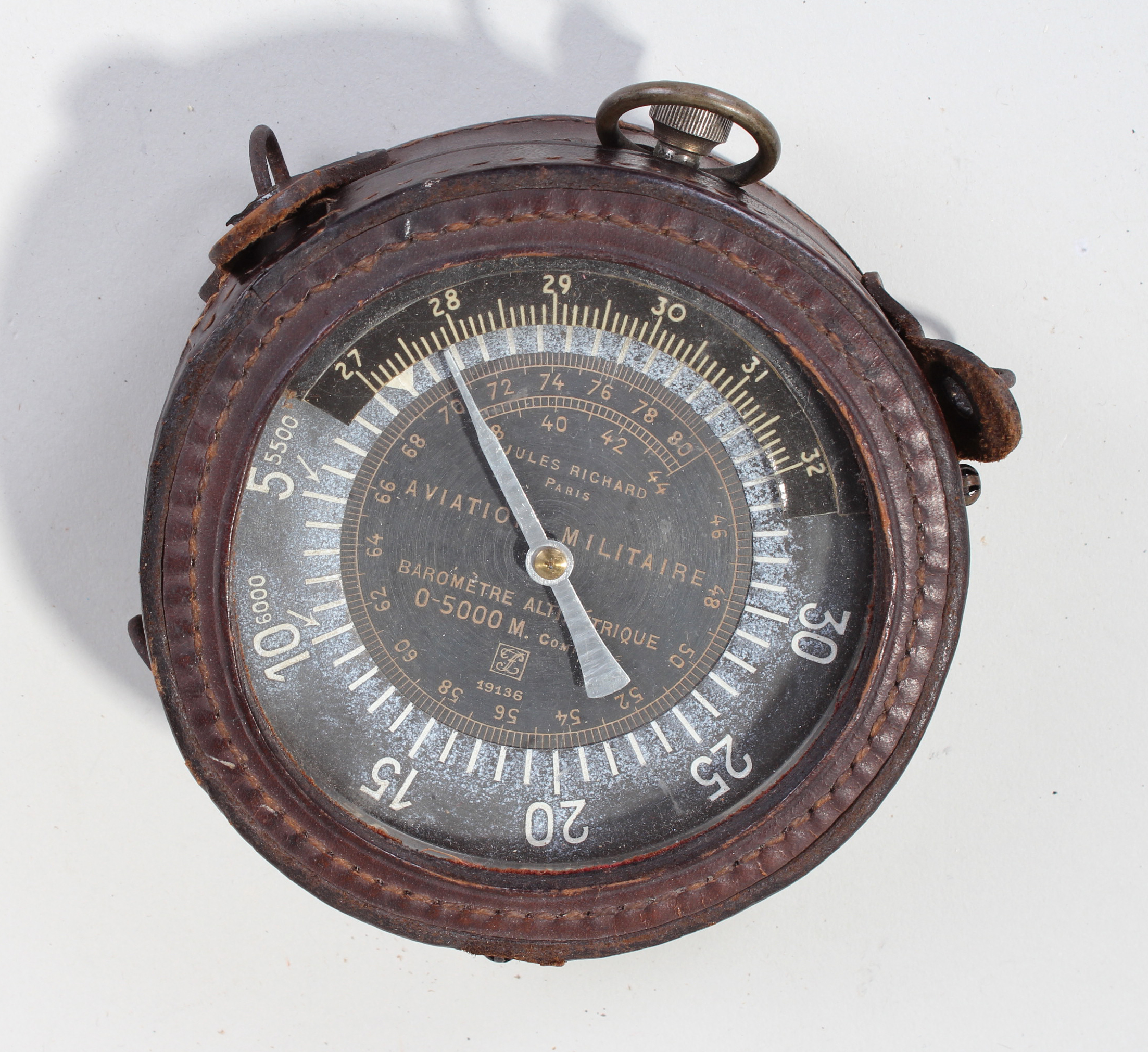 French aviation military barometer and alter meter, Jules Richard