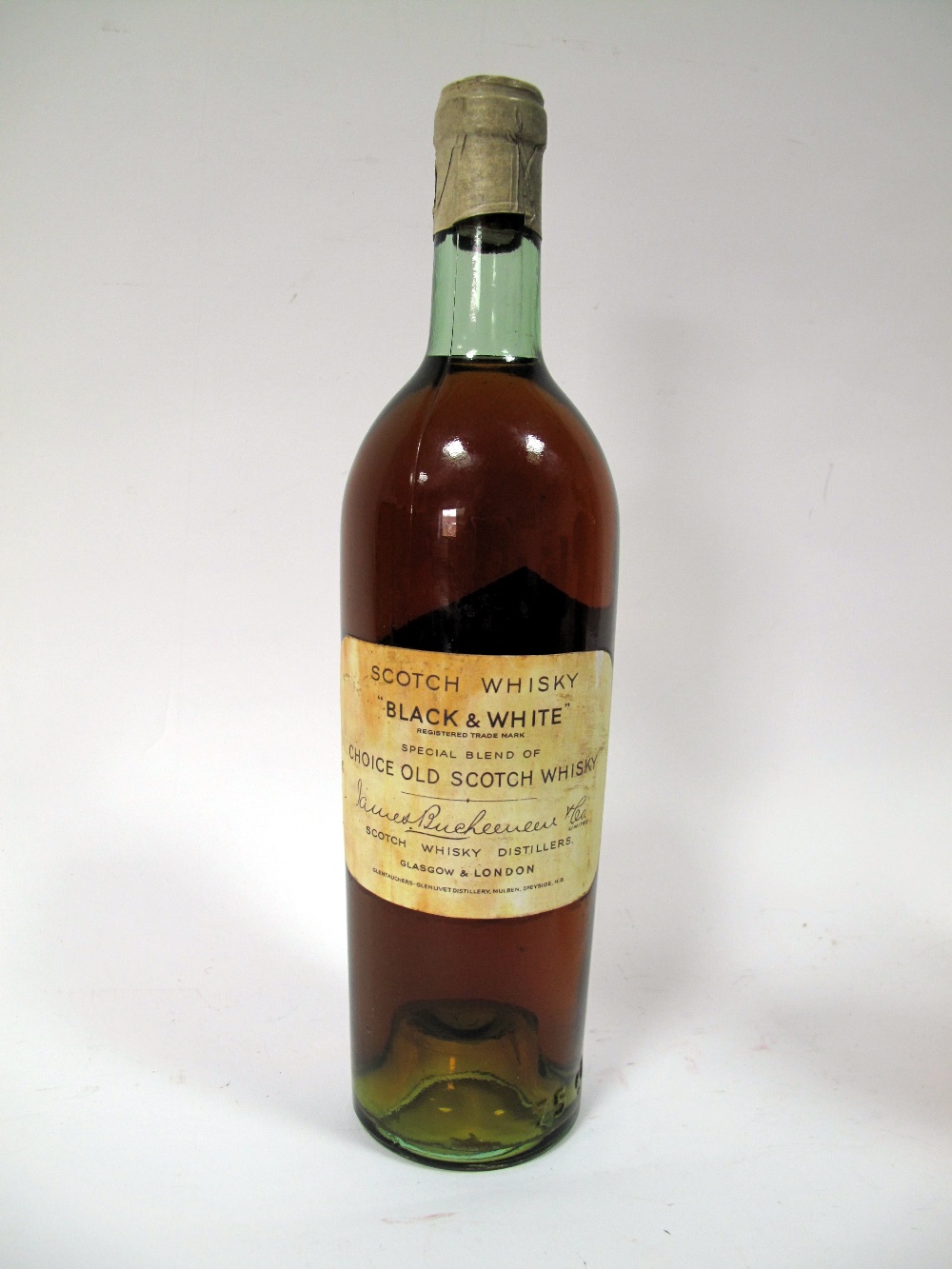 Black & White Scotch Whisky Circa 1940`s, by James Buchanan & Co. Ltd