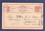 Denmark 1913  10 Ore Postal Stationery Card, used Kjobenhavn to Berlin.  Machine cancel.