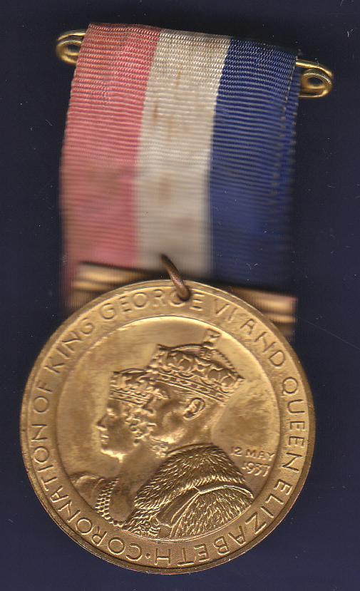 Coronation Medal King George Vi And Queen Elizabeth Coronation 12th May 1937 In Original Box