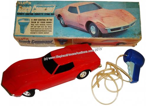 Eldon Touch Command Corvette Stingray Pneumatic Remote Control In Eldon Touch Command Corvette Stingray Pneumatic Remote Control In Original Box 1968