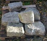 SIX PIECES OF LIMESTONE, contained on one pallet. (6)