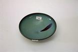 A CHINESE TURQUOISE GLAZED POTTERY BOWL, 
9.5in (24cm) diameter. (1)