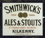 AN EARLY SMITHWICK'S GOLD MEDAL ALES AND STOUTS ADVERTISING POSTER, 
by Cherry and Smalldridge