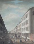 #WITHDRAWN#####LATE 18TH CENTURY CONTINENTAL SCHOOL, 
Busy City Street Scene, with Numerous Figures,