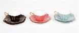 AN EIGHTEEN-PIECE PART ROYAL STUART TEA SERVICE, 
comprising three cups, three saucers and three