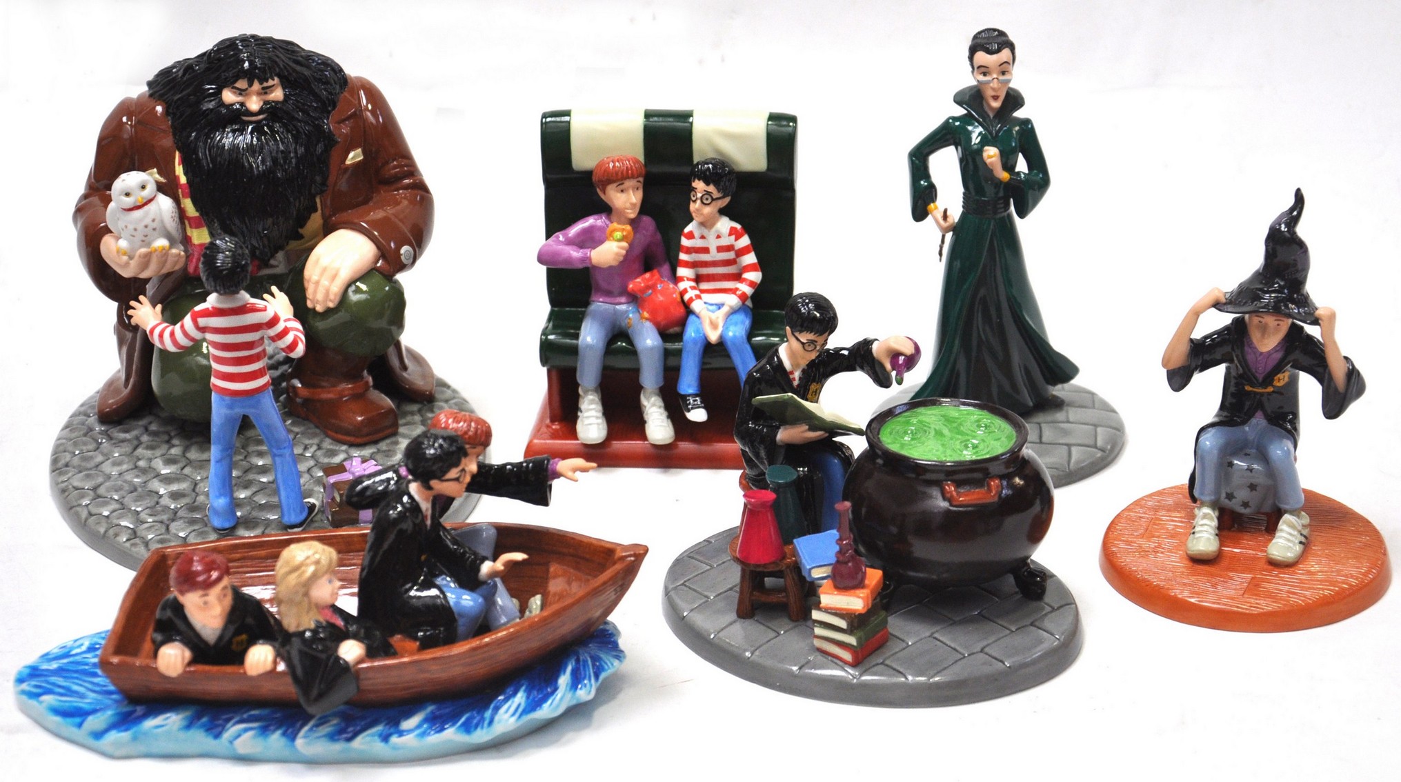 A large collection of boxed modern Royal Doulton Harry Potter figures