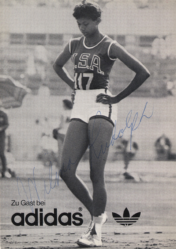 Deshabilitar trigo béisbol Autograph Olympia 1960 athletics. W.Rudolph - Bw original card Deshabilitar trigo béisbol Autograph Olympia 1960 athletics. W.Rudolph - Bw original card