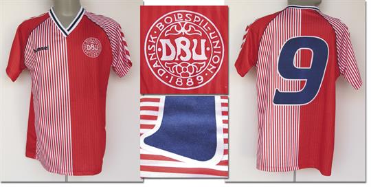 denmark 1986 world cup shirt