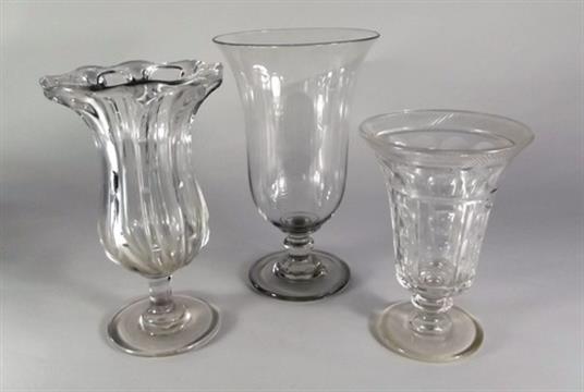 Celery Vases A Late Georgian Celery Vase Height 29cm Two