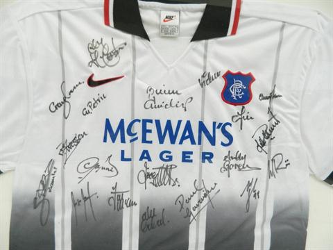 ally mccoist signed shirt