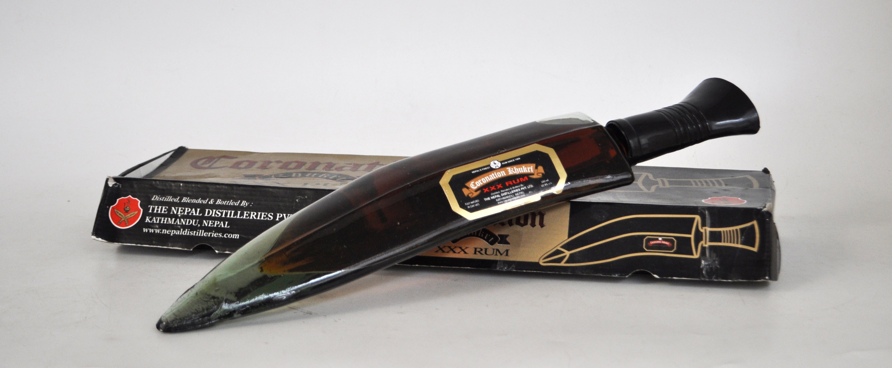 CORONATION KHUKRI XXX RUM NAPAL'S FINEST Rum XXX, distilled and bottled by The Nepal Distilleri