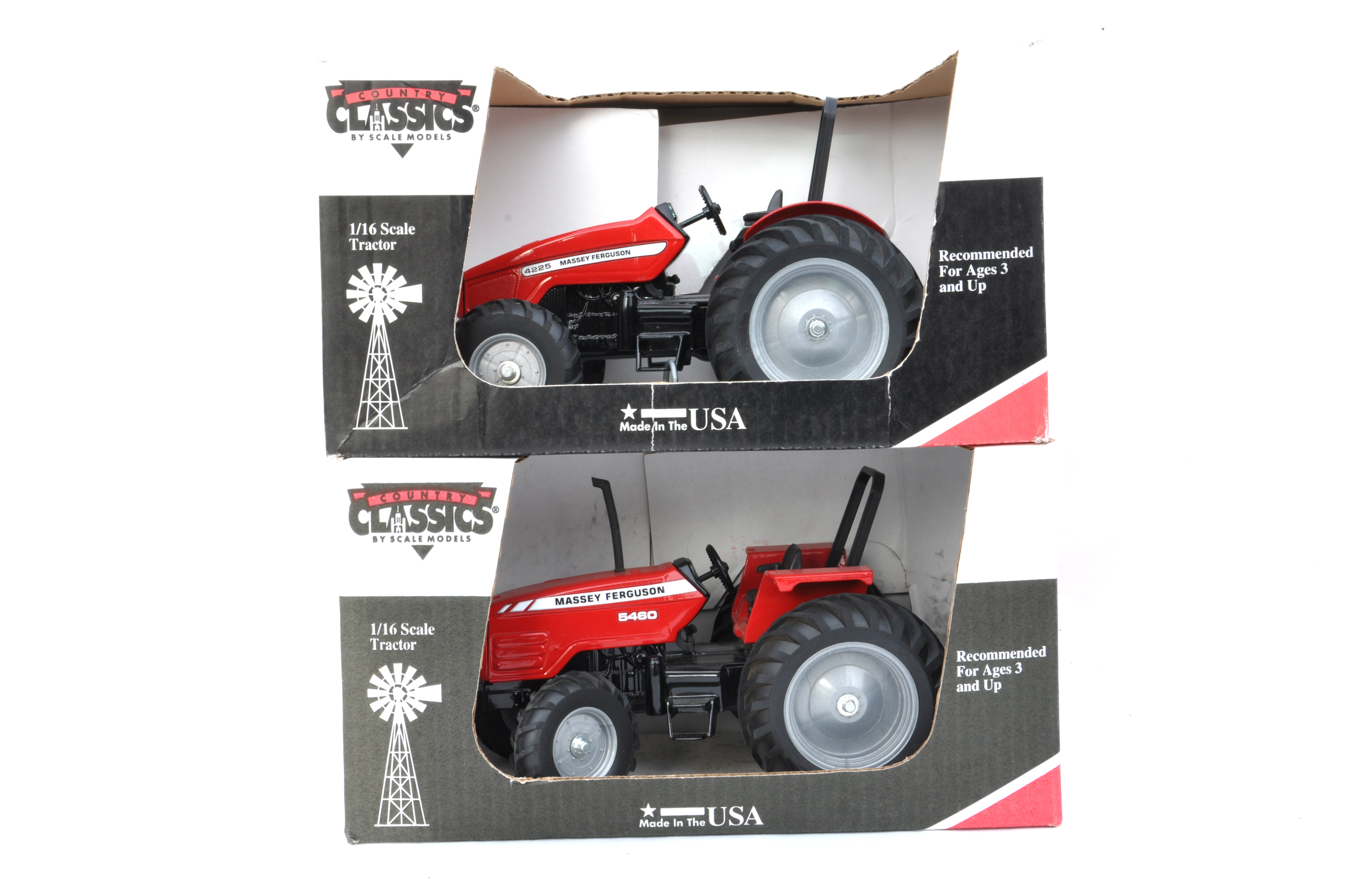 Scale Models Massey Ferguson 4225 Tractor and MF 5460. Both NM in E