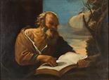 circle of benedetto gennari Saint Jerome Writing oil on canvas 95,5 x 131,5 cm second half of the