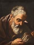 Ercole De Maria Prophet that reads oil on canvas 66 x 50 cm expertise autographed by andrea