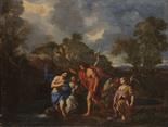 Francesco Simonet, said monsù francesco 1660 ? 1731 Baptism of Christ oil on canvas 90 x 60 cm