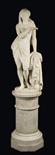 Scipione Tadolini 1822-1892 The Greek slave White marble sculpture 110,5 x 42 x 29,2 cm Signature