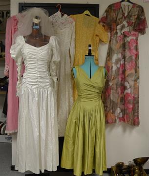 Vintage Costume A Laura Ashley Sample Wedding Dress Made In