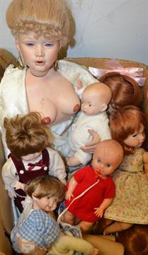 small porcelain dolls