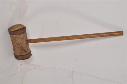 An early 19th century late 20th Early Carnival Strongman Hammer Mallet
