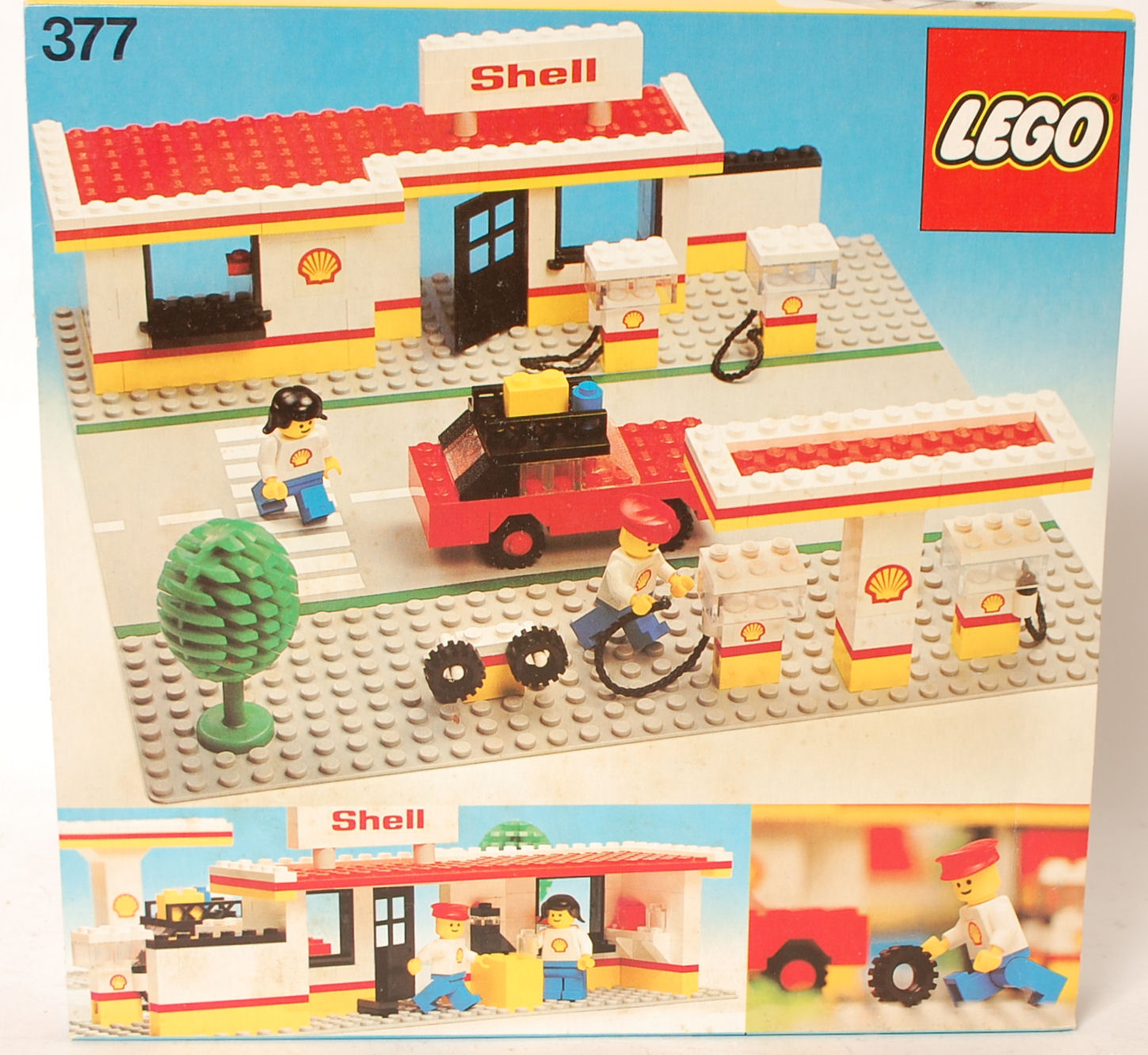 LEGO: An original Lego Town boxed vintage set 377 Shell Garage. (NOTE ...