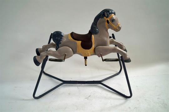 spring mounted rocking horse