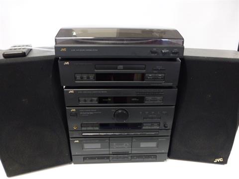 jvc stereo system with turntable