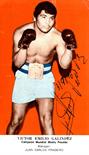 GALINDEZ VICTOR: (1948-1980) Argentine Boxer, World Light Heavyweight Champion 1974-78, 1979. Scarce
