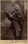 BERNHARDT SARAH: (1844-1923) French Actress. Vintage signed cabinet photograph of the actress