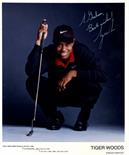 WOODS TIGER: (1975- ) American Golfer, Open Champion 2000, 2005 & 2006 and U.S. Open Champion