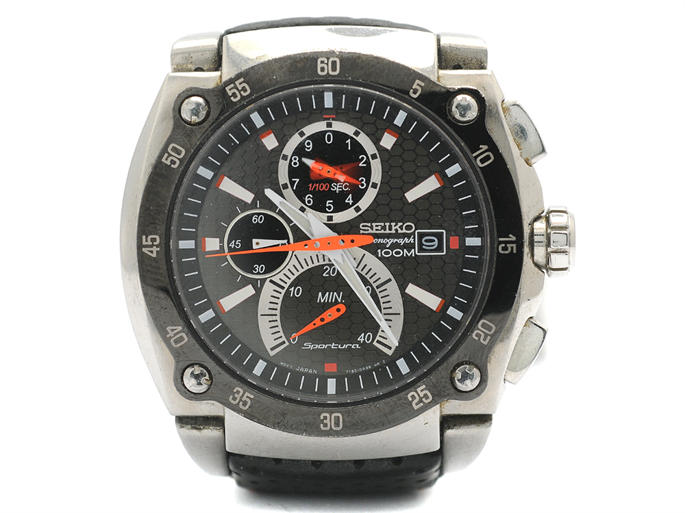 seiko sportura chronograph 100m price