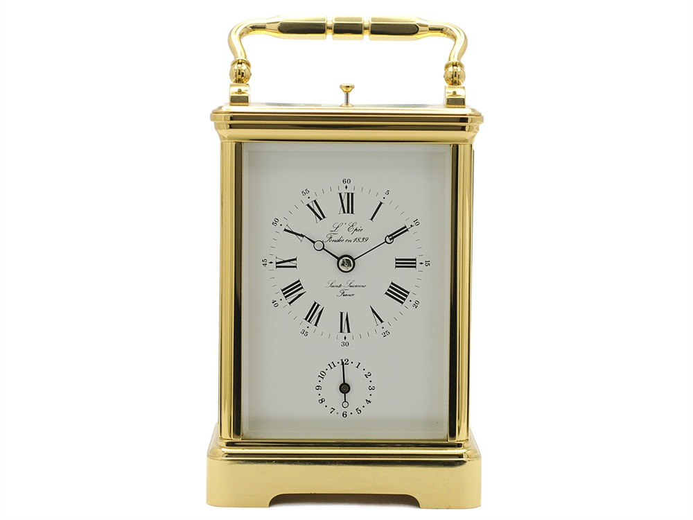 L´EPÉE Fondée a 1839, SainteSuzanne France, French travel alarm clock