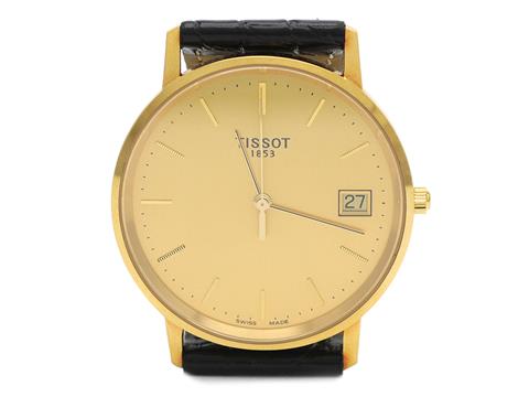 tissot goldrun 18k gold