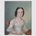 AUSTRIAN SCHOOL, 19TH CENTURY A PORTRAIT OF A LADY oil on panel 23cm x 18cm; 9in x 7in
