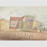 ENGLISH SCHOOL, EARLY NINETEENTH CENTURY PALACE SCHOOL, ENFIELD watercolour 18.5cm x 25.5cm; 7 1/