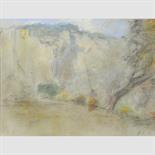 HERCULES BRABAZON BRABAZON (BRITISH, 1821-1906 ) NEAR VILLAFRANCA signed with initials in two