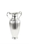 VASO IN ARGENTO Italia, metà XX Sec. corpo baccellato con due manici a voluta, h. cm. 40 peso 1260