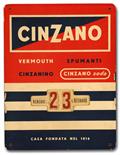 Cinzano Anonimo - Calendario su cartone - 1960 ca - Senza indicazione del fabbricante - cm.