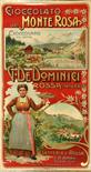 Cioccolato del Monte Rosa G. De Dominici Anonimo - Litografia - 1920 ca - Senza indicazione dello