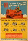 Lotto di 2 manifesti di meccanica agricola Anonimo - Offset - 1950 ca - Stampatori vari - cm. 100x70