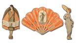 Merveilleuse Lotto composto da: - ventaglio con immagine disegnata da Leonetto Cappiello, cm.