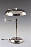 Lampada da scrivania con supporto girevole in metallo. Stile Art DÃ©co Altezza cm. 47, Diametro