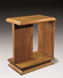 Tavolino in legno lastronato. Stile Art DÃ©co Altezza cm. 65, ProfonditÃ  cm. 33, Larghezza cm. 54