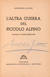 Autografi Gotta, Salvator (1887-1980). Firma autografa del romanziere piemontese in matita blu su