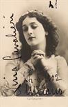 Autografi Cavalieri, Lina (1875-1944). Firma autografa dell’attrice e cantante italiana su cartolina