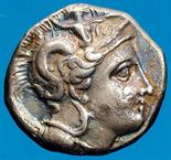 Monete della Magna Grecia Thurium - Statere databile al periodo 350-281 a.C. In lotto con un