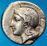 Monete della Magna Grecia Velia - Didramma databile al periodo 390-325 a.C. In lotto con altri