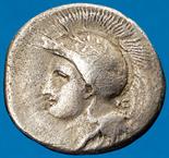 Monete della Magna Grecia Velia - Didramma databile al periodo 350-334 a.C. In lotto con altri tre
