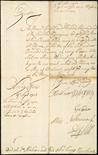 Hammond, Anthony (1668-1738).  Firma autografa dell’intellettuale e uomo politico inglese su